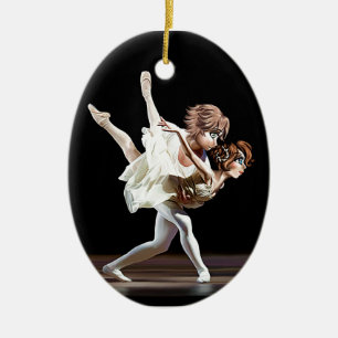 Romeo und Julia Keramik Ornament