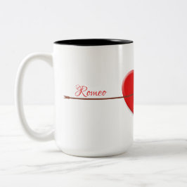 Romeo und Julia Personalisierte Liebe Tasse