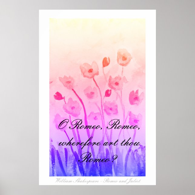 Romeo und Julia Poster (Vorne)