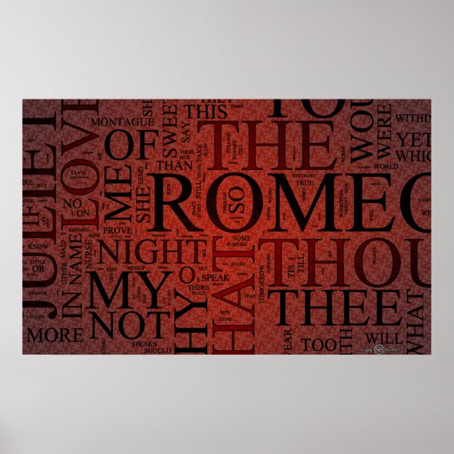 Romeo und Julia (rot) Poster (Vorne)