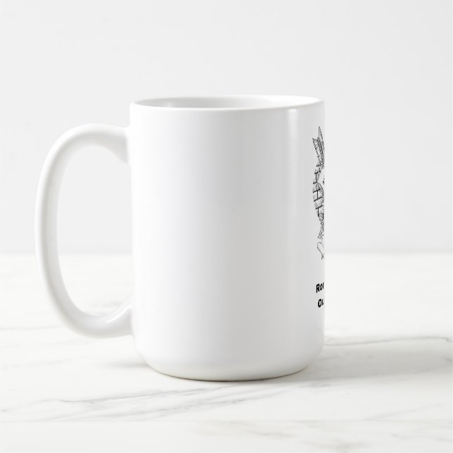 Romeo-und-Julia-T-Shirt Kaffeetasse (Links)