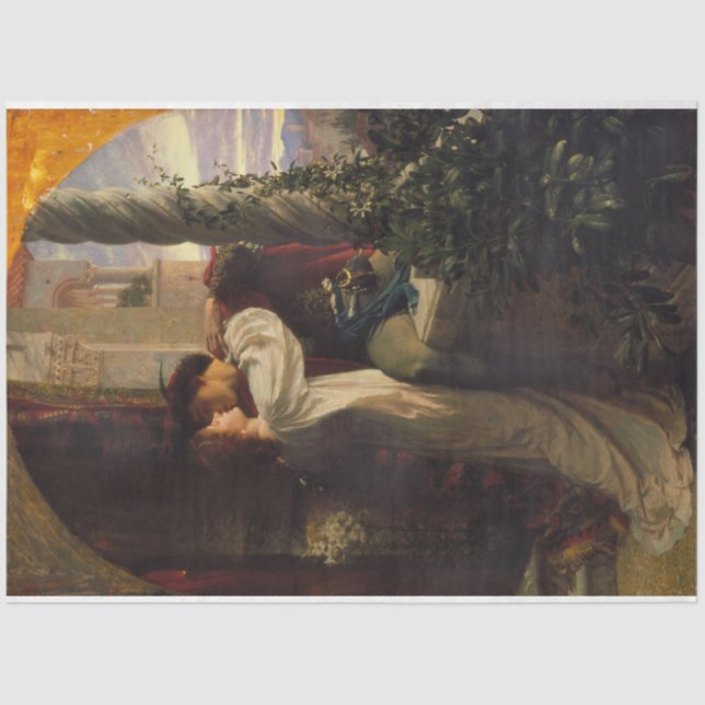 Romeo und Julia (von Frank Dicksee) Seidenpapier (Vorderseite)