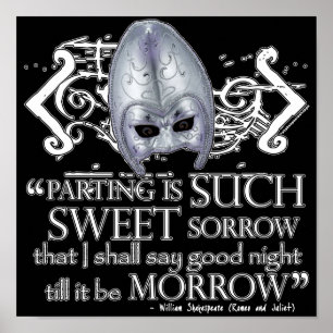 Romeo und Julia Zitat Poster