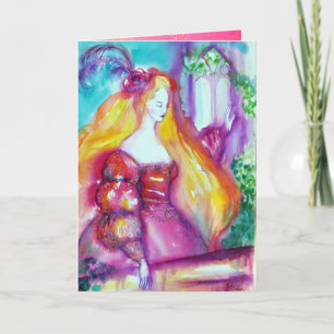 ROMEO UND JULIET BALCONY SZENE Valentinstag Feiertagskarte