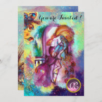 ROMEO UND JULIET Blumenblauer Glitzern