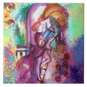 ROMEO UND JULIET Romantischer Valentinstag Fliese