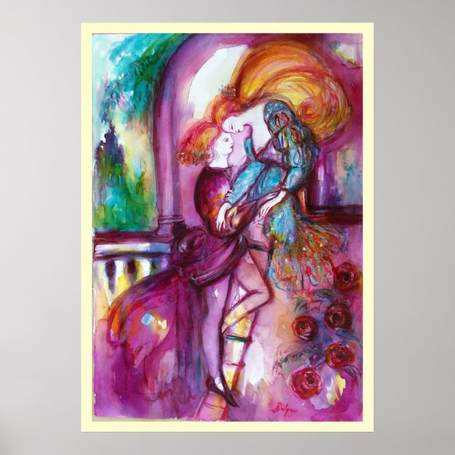 ROMEO UND JULIET Romantischer Valentinstag Poster (Vorne)