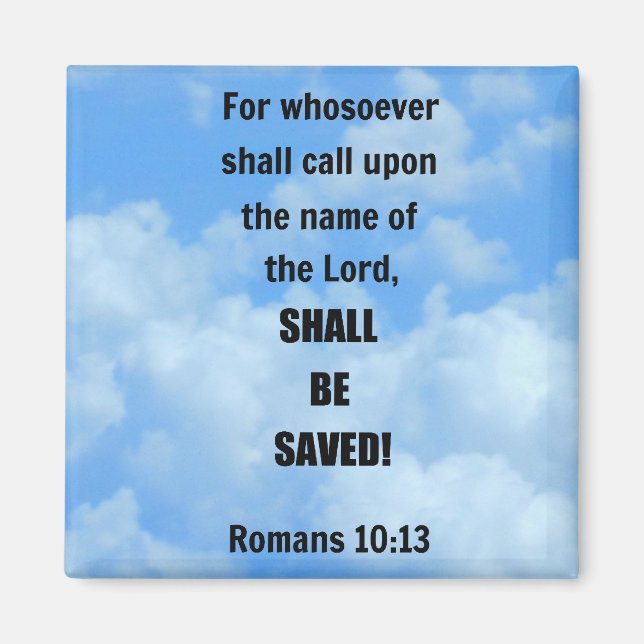 Römer 10:13 magnet (Vorne)