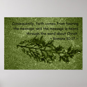 Römer 10:17 poster