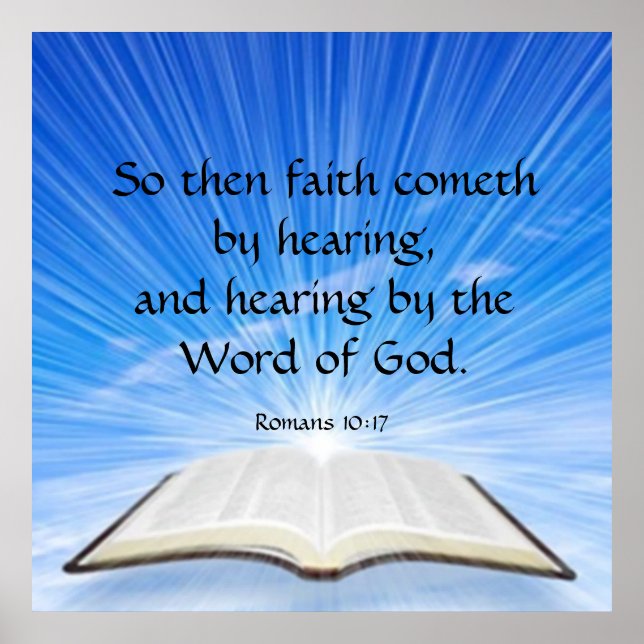 Römer 10:17 poster (Vorne)
