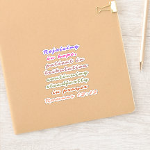 Römer 12:12 Zitat Christliche Verse Sticker