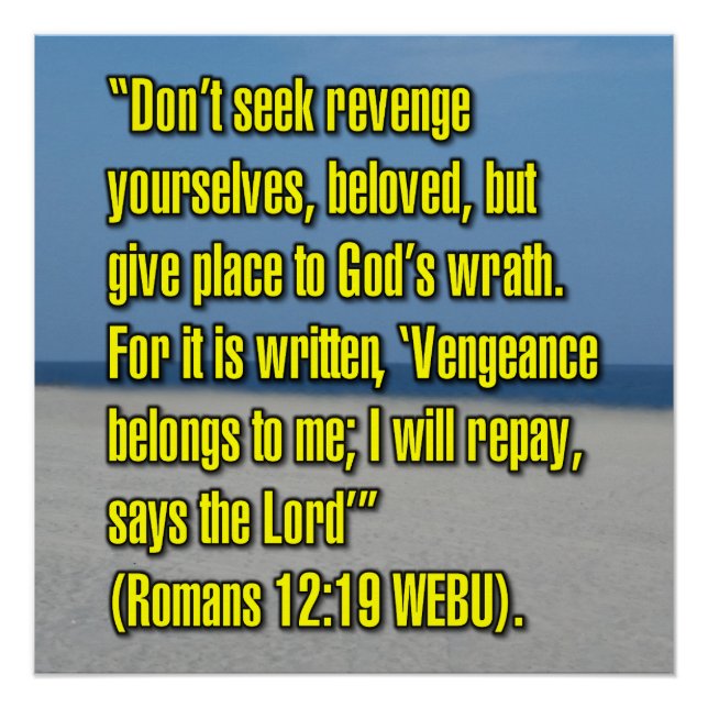 Römer 12:19 WEBU Poster (Vorderseite)