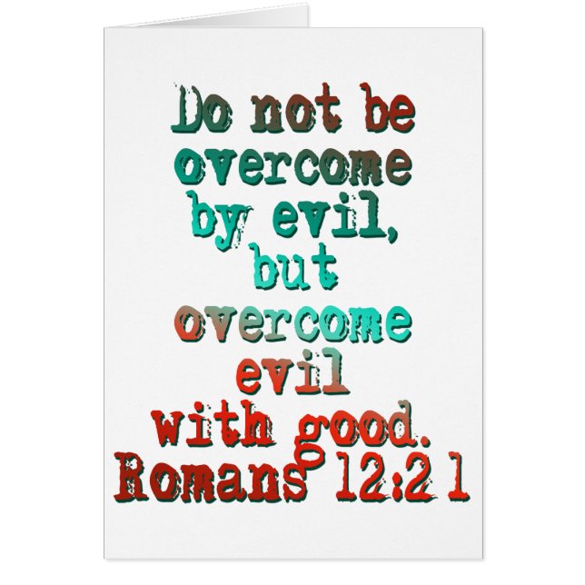 Römer 12:21 (Vorne)
