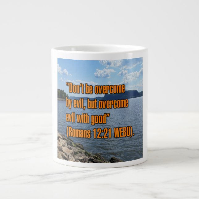 Römer 12:21 WEBU Tasse (Vorderseite)