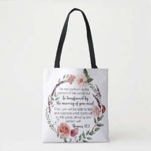 Römer 12:2 Entsprechen Sie nicht dem Muster Floral