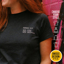Römer 12:2 Neuer Geist Lebensschöpfung Minimalist T-Shirt