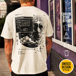 Römer 12:2 Passt euch nicht an Christian Retrowave T-Shirt