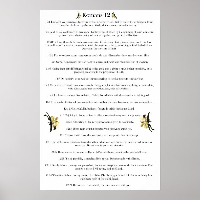 Römer 12 poster (Vorne)