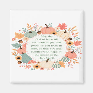 Römer 15:13 Herbst Magnet