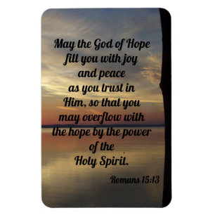 Römer 15:13 Kühlschrank Magnet