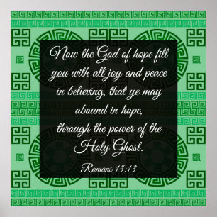 Römer 15:13 Poster
