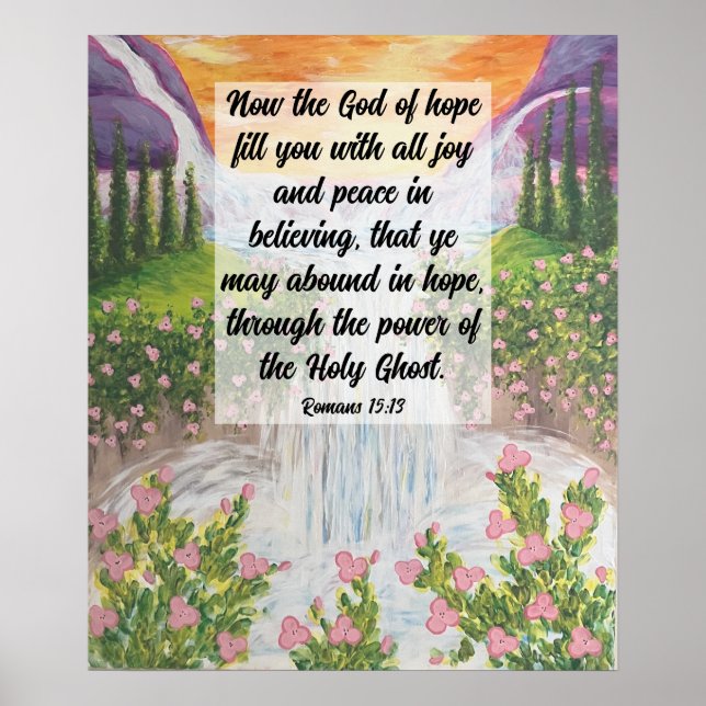 Römer 15:13 Poster (Vorne)