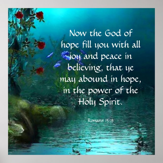 Römer 15:13 poster (Vorne)