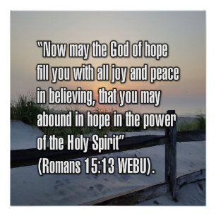 Römer 15:13 WEBU Poster