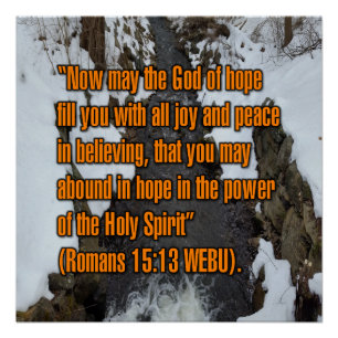 Römer 15:13 WEBU Poster