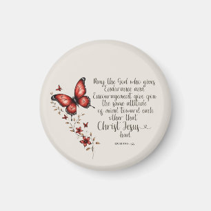 Römer 15:5 Bibelverse Bild Magnet