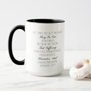 Römer 53:4 Hoffnung Bibelvers Tasse