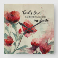 Römer 5:5 Gottes Liebe Bibel Verse Rosa Blume