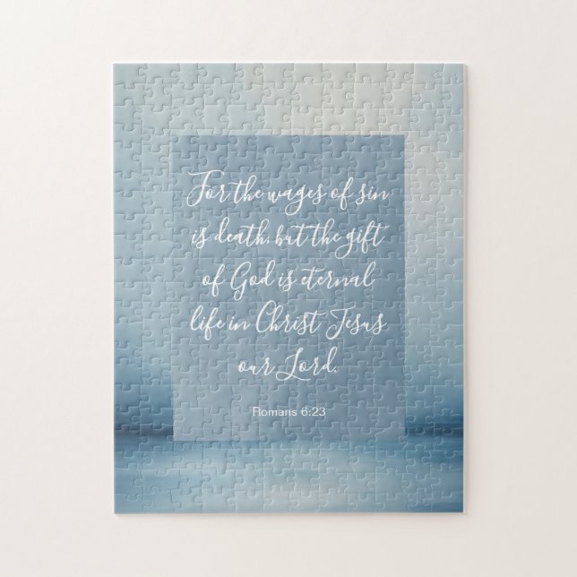 Römer 6:23 Bibelverse Puzzle (Vertikal)