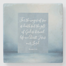 Römer 6:23 Bibelverse Steinuntersetzer