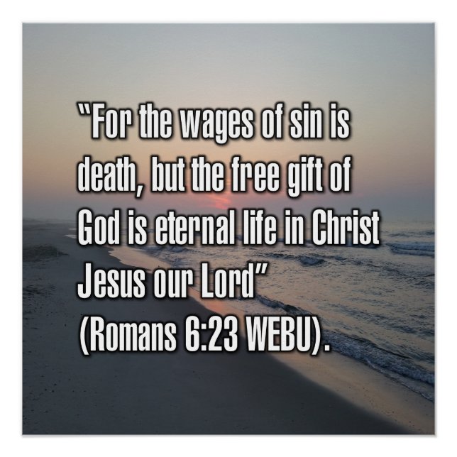 Römer 6:23 WEBU Poster (Vorderseite)