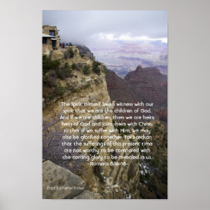 Römer 8:16-18 Poster