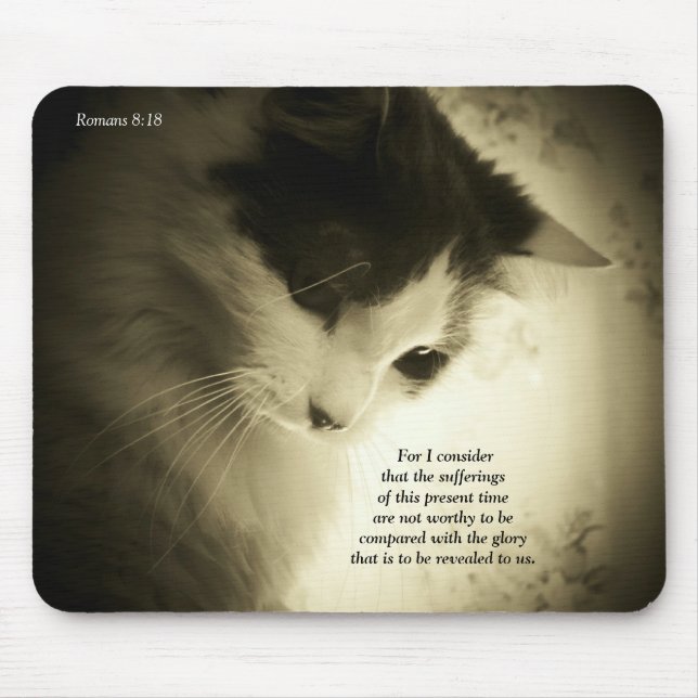 Römer-8:18 Ruhm Mousepad (Vorne)