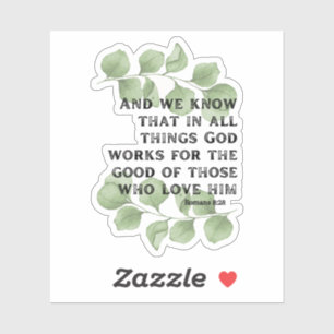 Römer 8:28 aufkleber