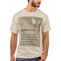 Römer 8:28 Bibelvers Männer T-Shirt