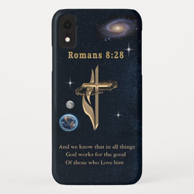Römer 8:28 Case-Mate iPhone hülle (Rückseite)