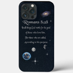 Römer 8,28 christlicher Bibelvers Case-Mate iPhone Hülle