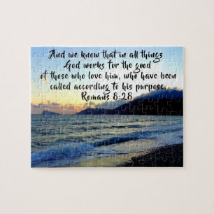 Römer 8:28 Custom Bible Verse Puzzle
