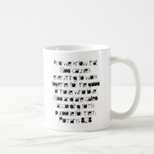 Römer-8:28 Kaffee-/Tee-Tasse Tasse