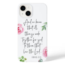 Römer 8:28 KJV iPhone14 Fall