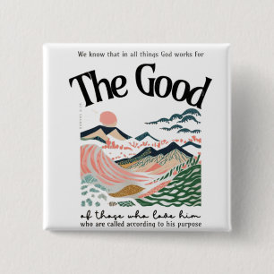Römer 8:28 Kunstwerk Button