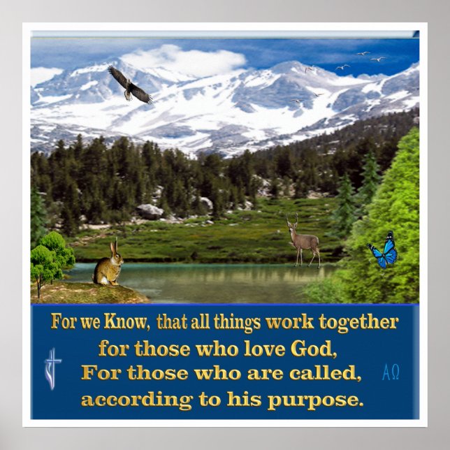 Römer 8:28 Poster (Vorne)