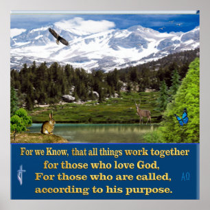 Römer 8:28 Poster