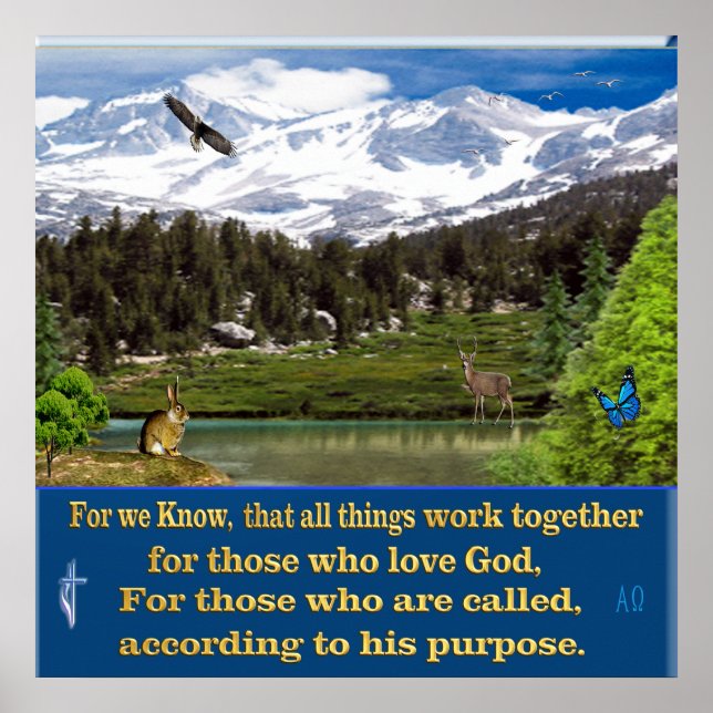 Römer 8:28 Poster (Vorne)