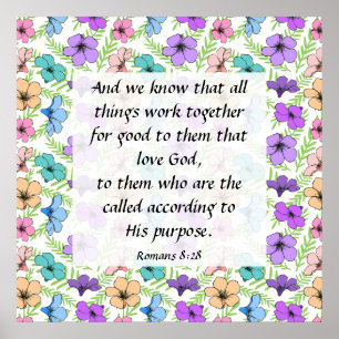 Römer 8:28 Poster