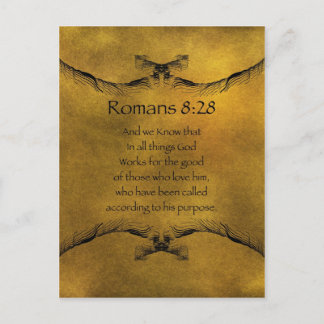 Römer 8:28 postkarte